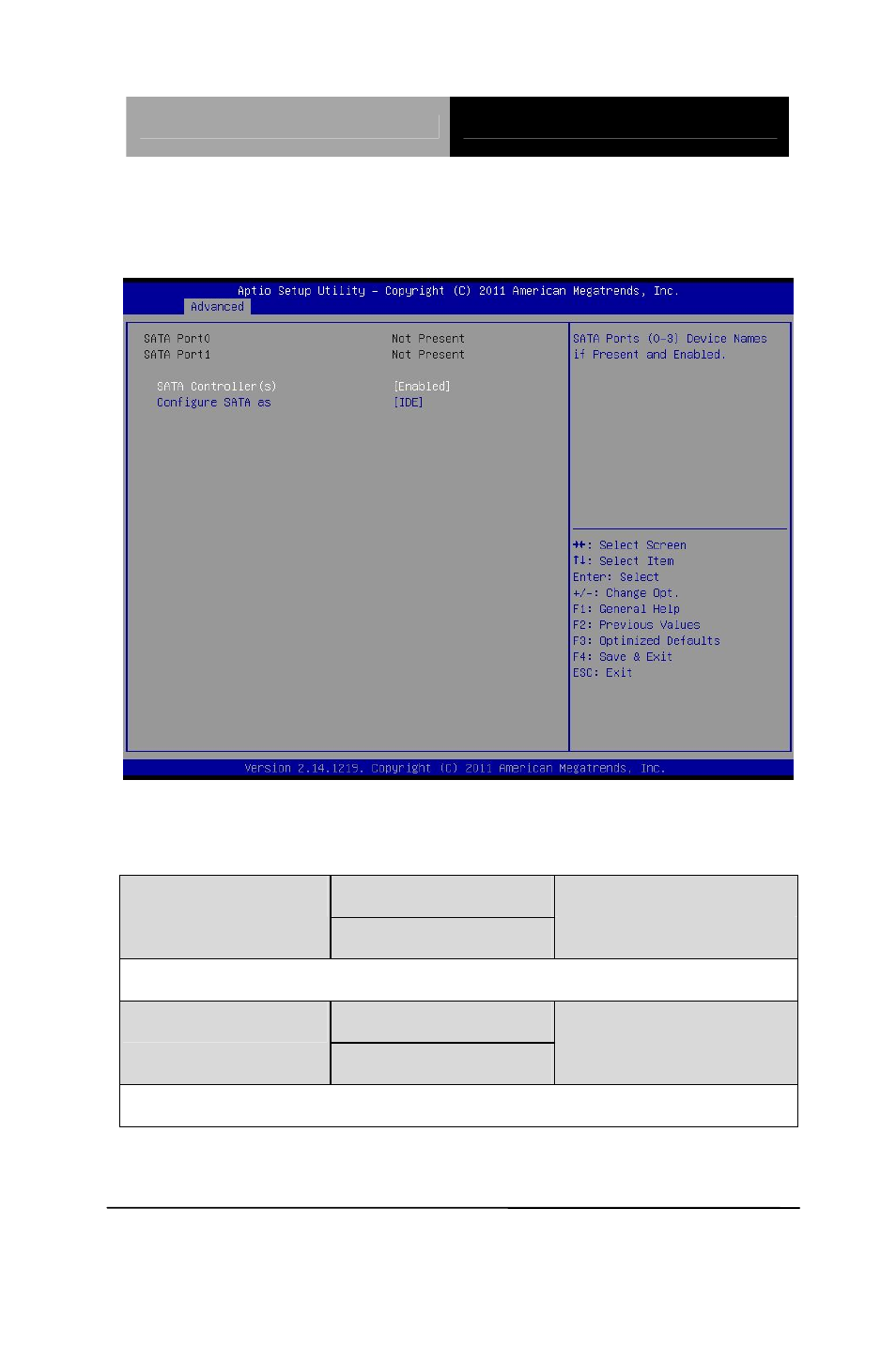Ide configuration | AAEON PFM-CVS Rev.B User Manual | Page 59 / 123