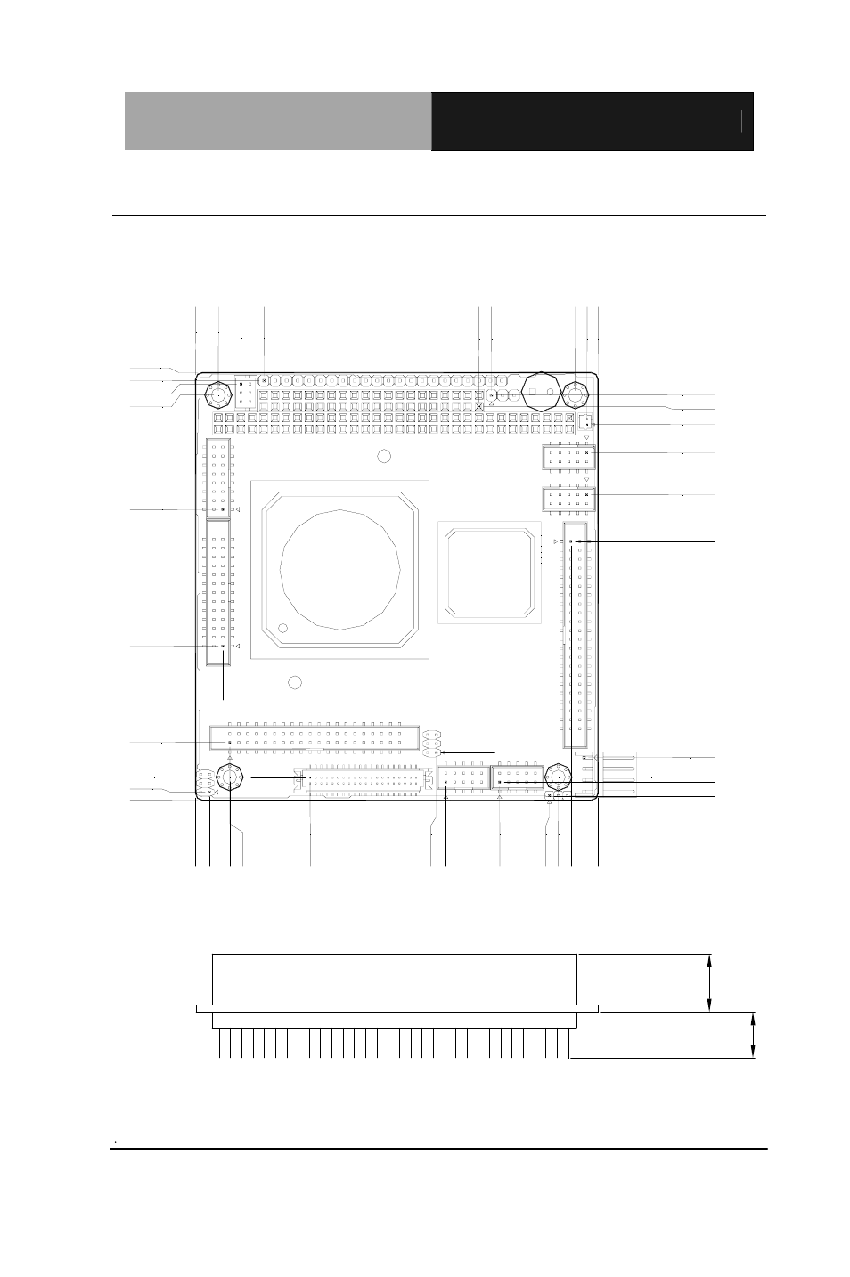 3 mechanical drawing component side | AAEON PFM-541I User Manual | Page 17 / 54