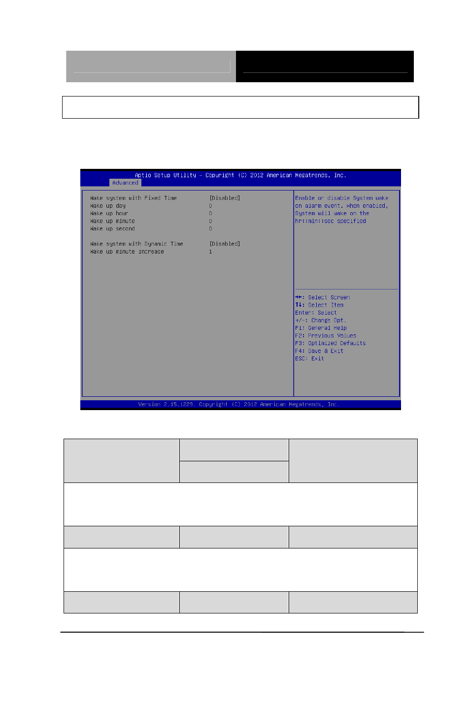 Rtc wake settings | AAEON PFM-HDS User Manual | Page 50 / 105