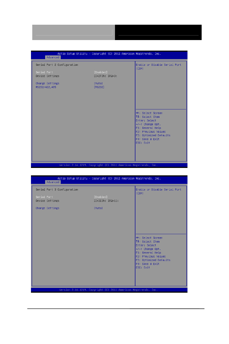 AAEON PFM-CVS Rev.A User Manual | Page 58 / 107