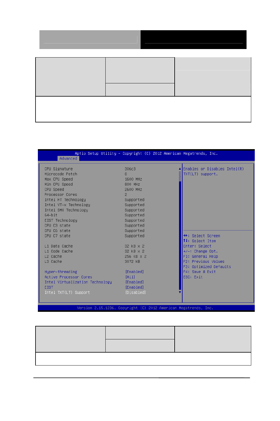 Cpu configuration | AAEON GENE-QM87 User Manual | Page 75 / 134