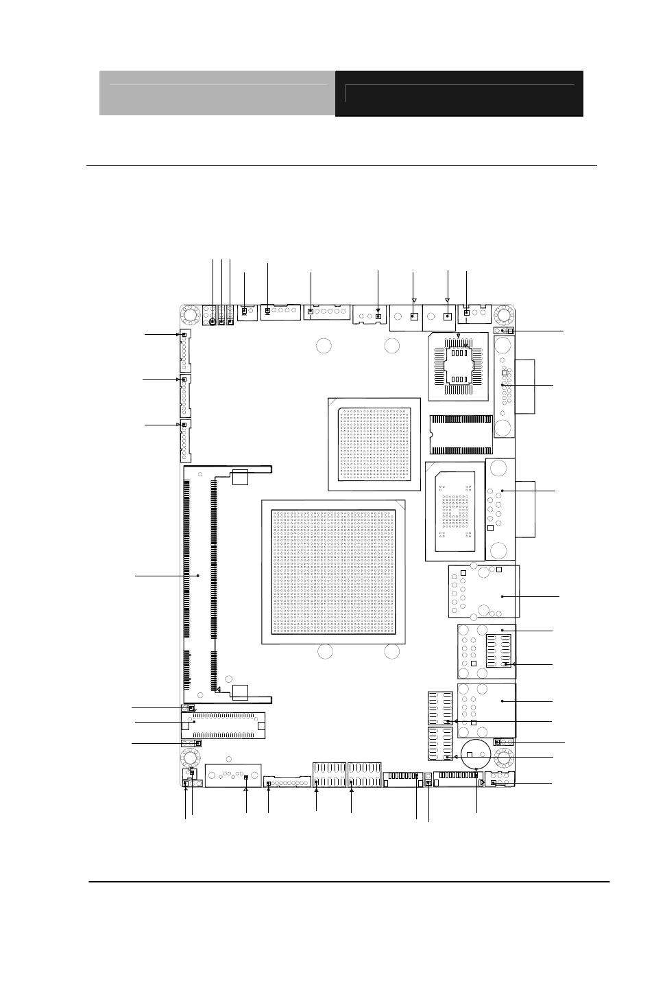 2 location of connectors and jumpers, Component side | AAEON GENE-U15B User Manual | Page 15 / 60