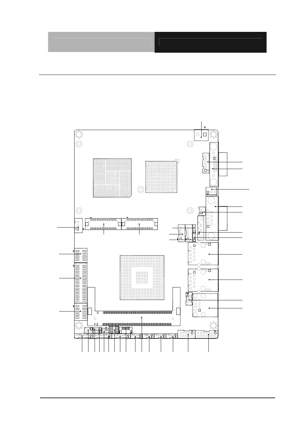 2 location of connectors and jumpers, Component side | AAEON GENE-9455 Rev.B User Manual | Page 16 / 63