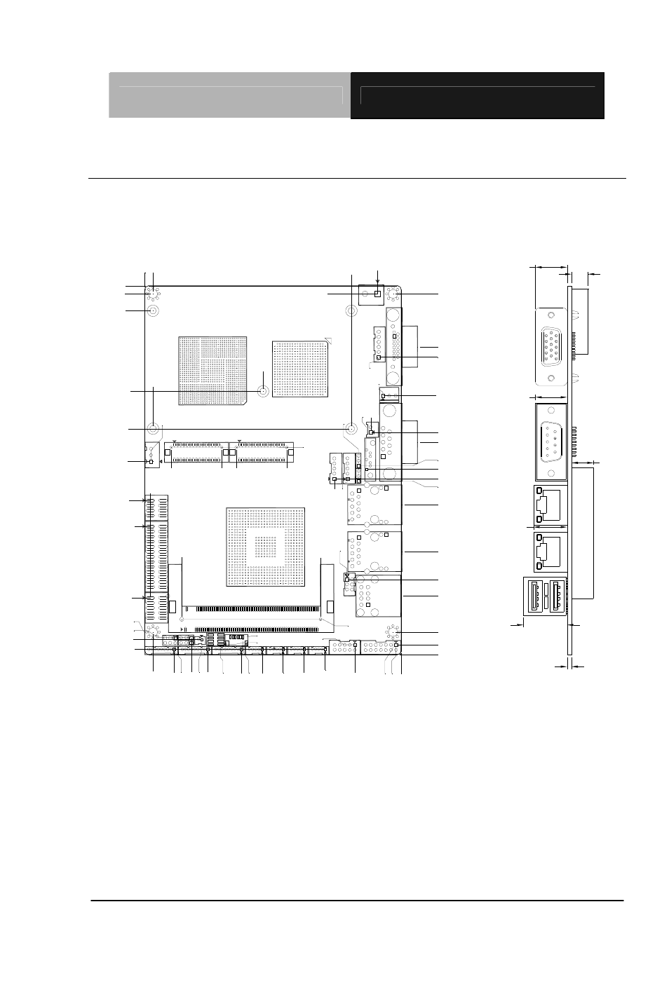 3 mechanical drawing component side | AAEON GENE-9455 Rev.B User Manual | Page 18 / 63