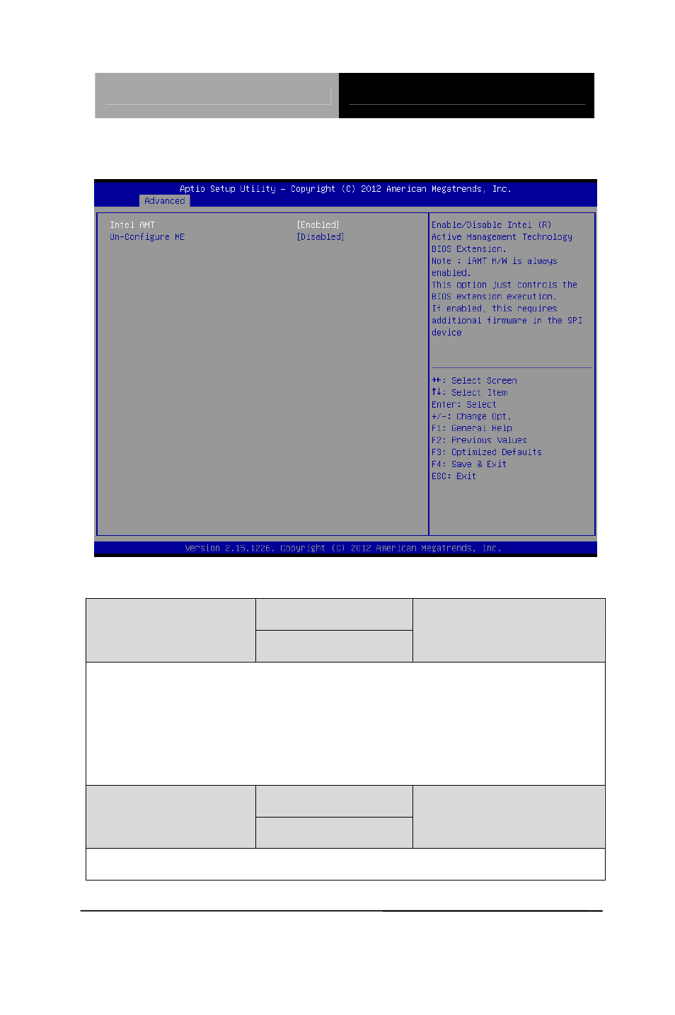 Amt configuration (for qm77 sku) | AAEON GENE-QM77 Rev.B User Manual | Page 80 / 157