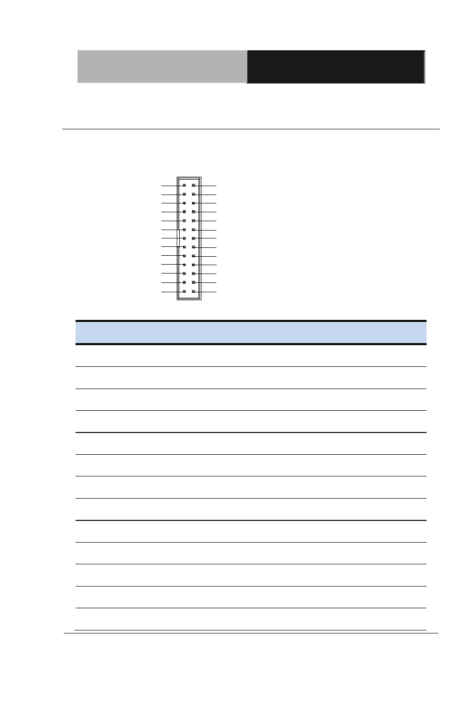 29 lpt/ digital i/o port connector (cn12), Lpt mode dio mode | AAEON GENE-QM77 Rev.А User Manual | Page 38 / 101