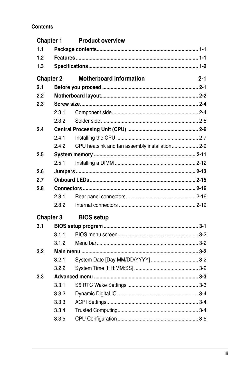 AAEON IMBA-Q87A User Manual | Page 3 / 52