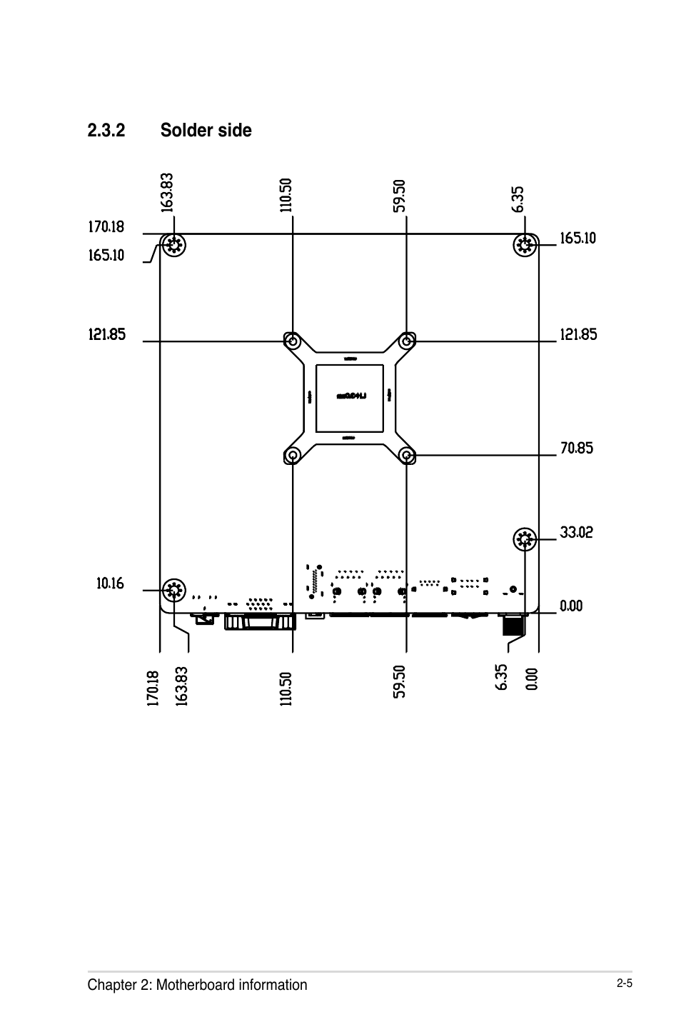 2 solder side, Solder side -5 | AAEON EMB-BT1 User Manual | Page 13 / 58