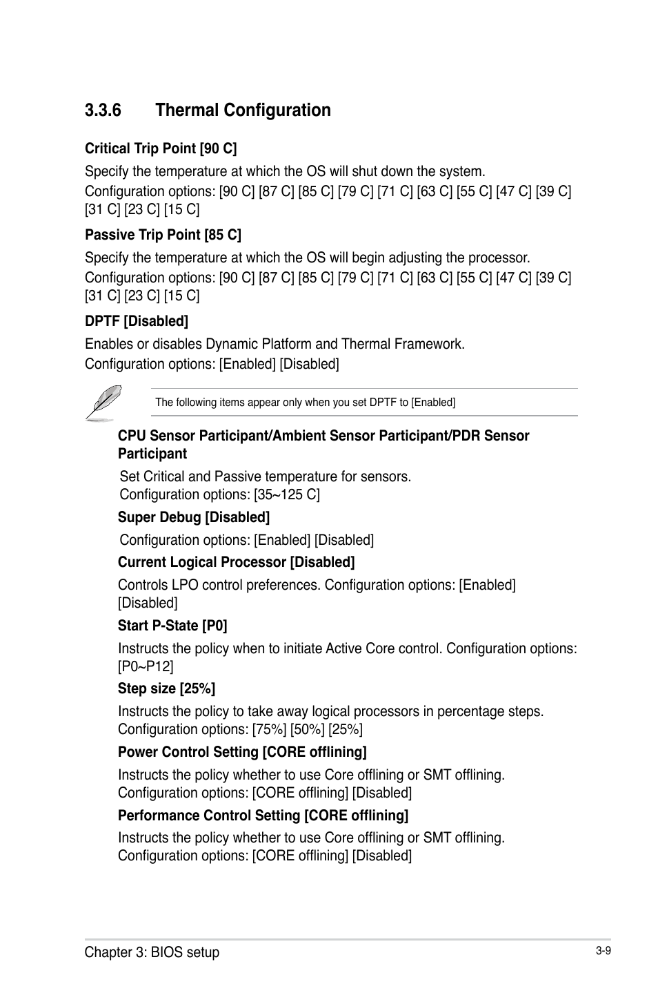 6 thermal configuration, Thermal configuration -9 | AAEON EMB-BT1 User Manual | Page 41 / 58