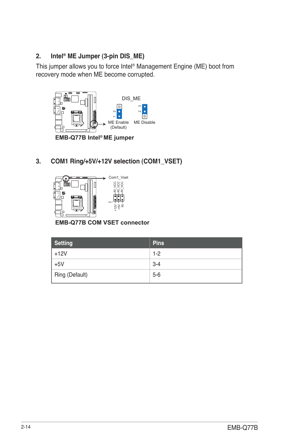 Emb-q77b, Intel | AAEON EMB-Q77B User Manual | Page 22 / 44