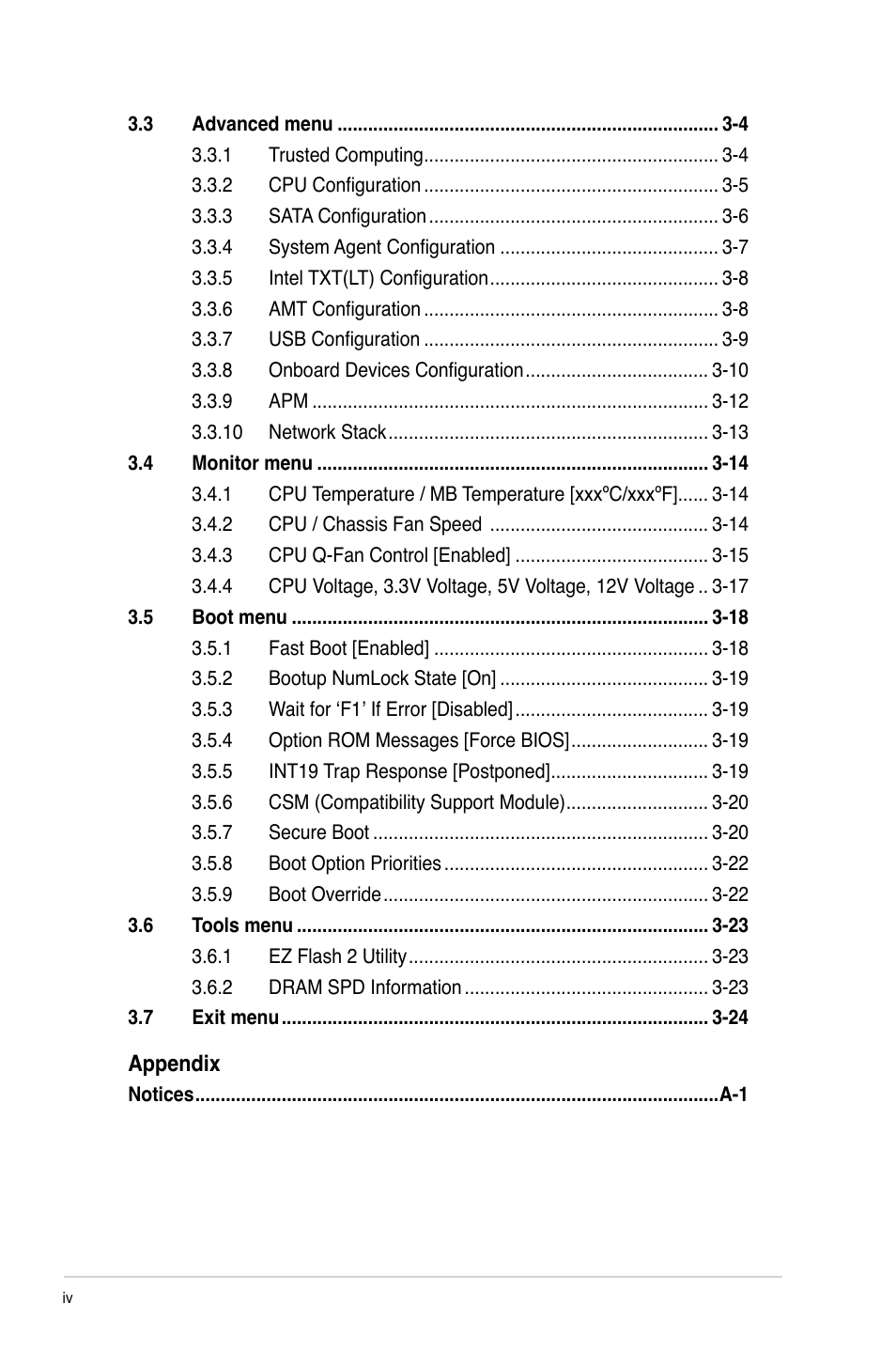 AAEON EMB-Q77A User Manual | Page 4 / 62