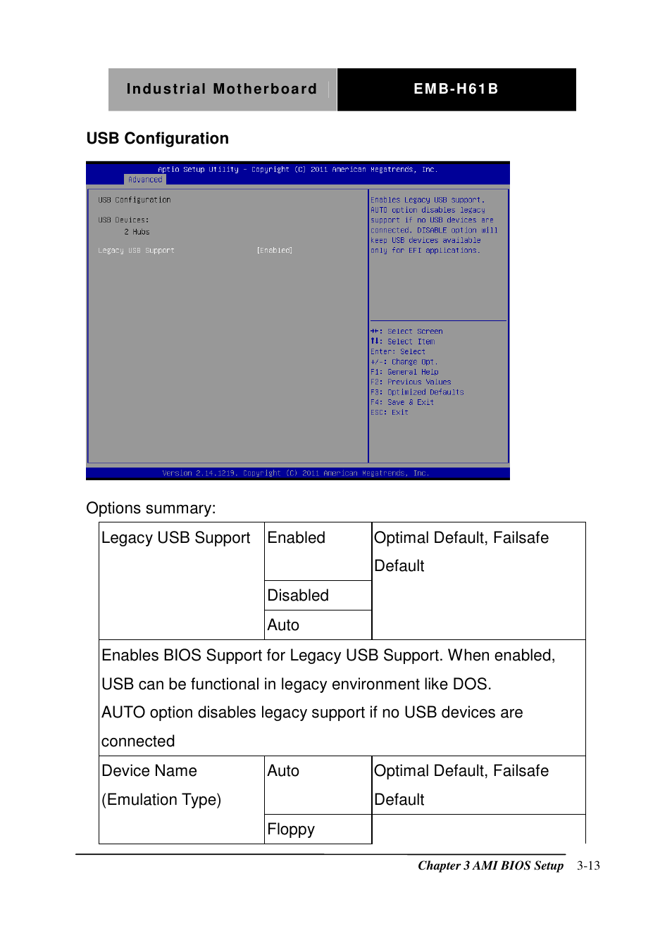 AAEON EMB-H61B User Manual | Page 38 / 81