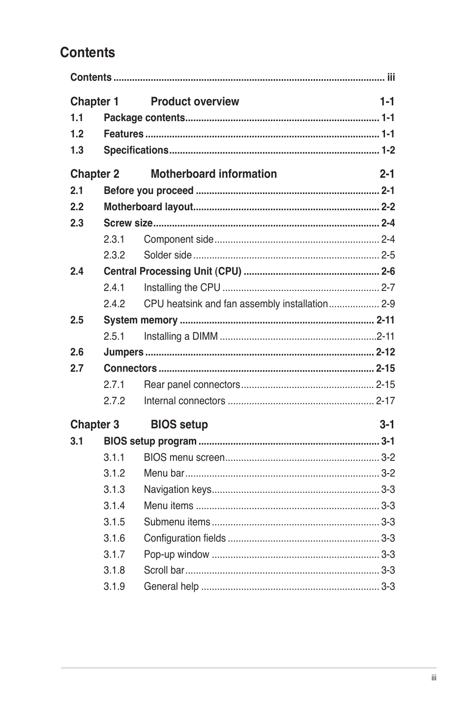 AAEON EMB-B75B User Manual | Page 3 / 50