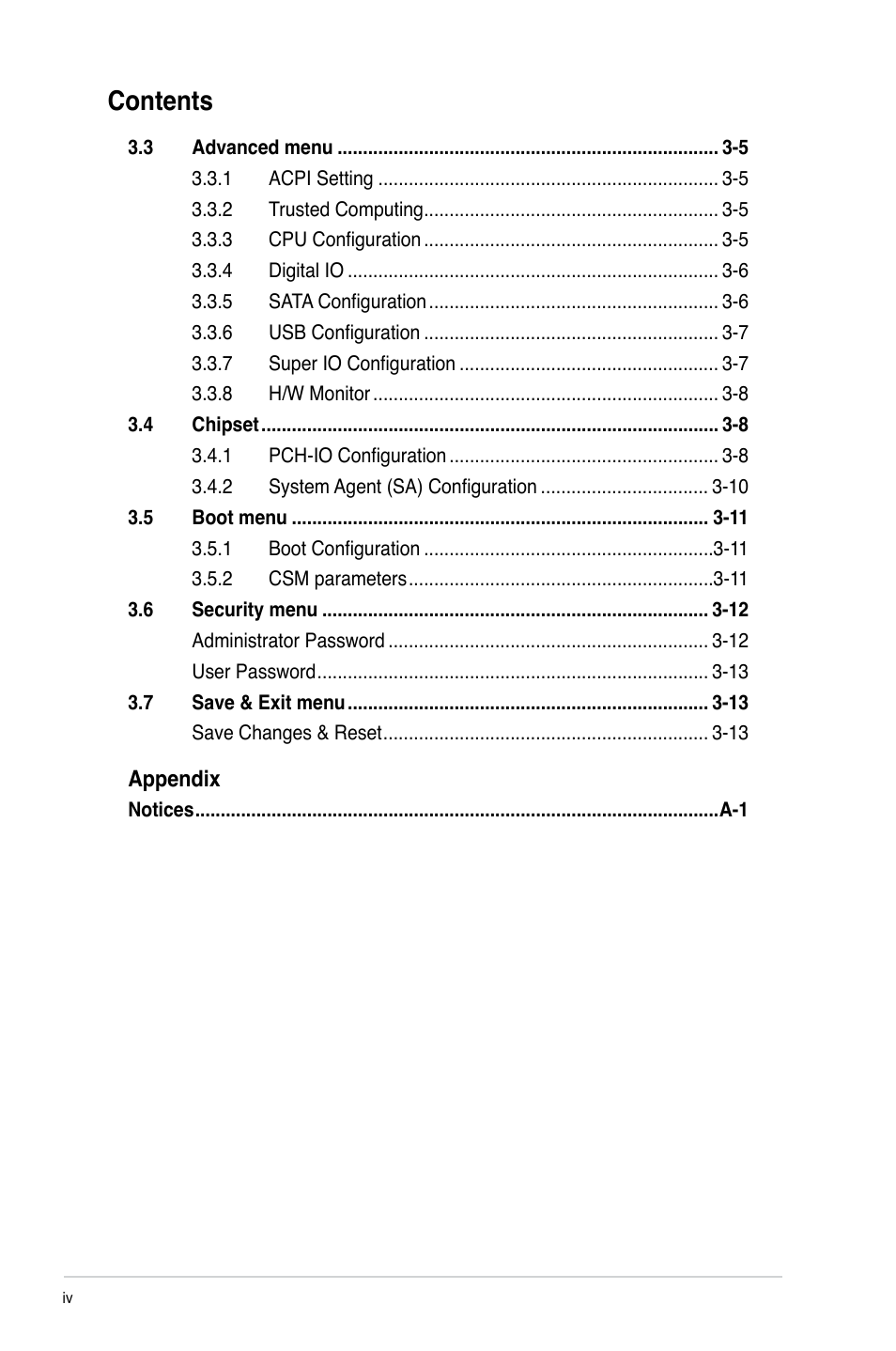 AAEON EMB-B75A User Manual | Page 4 / 48