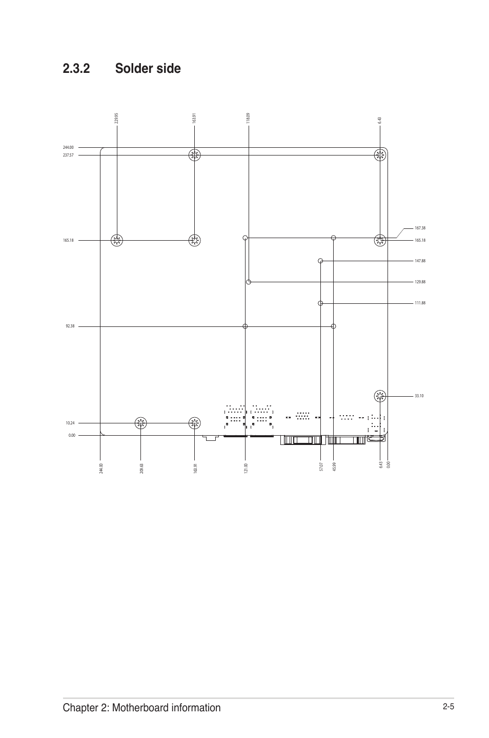 2 solder side, Solder side -5, Chapter 2: motherboard information | AAEON IMBM-H61A User Manual | Page 13 / 52
