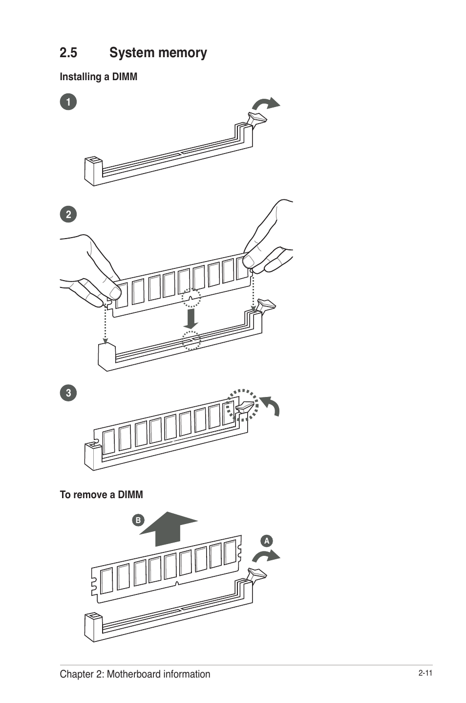 5 system memory, System memory -11 | AAEON IMBM-H61A User Manual | Page 19 / 52