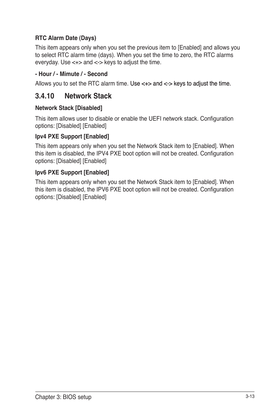 10 network stack, 10 network stack -13 | AAEON IMBM-H61A User Manual | Page 43 / 52