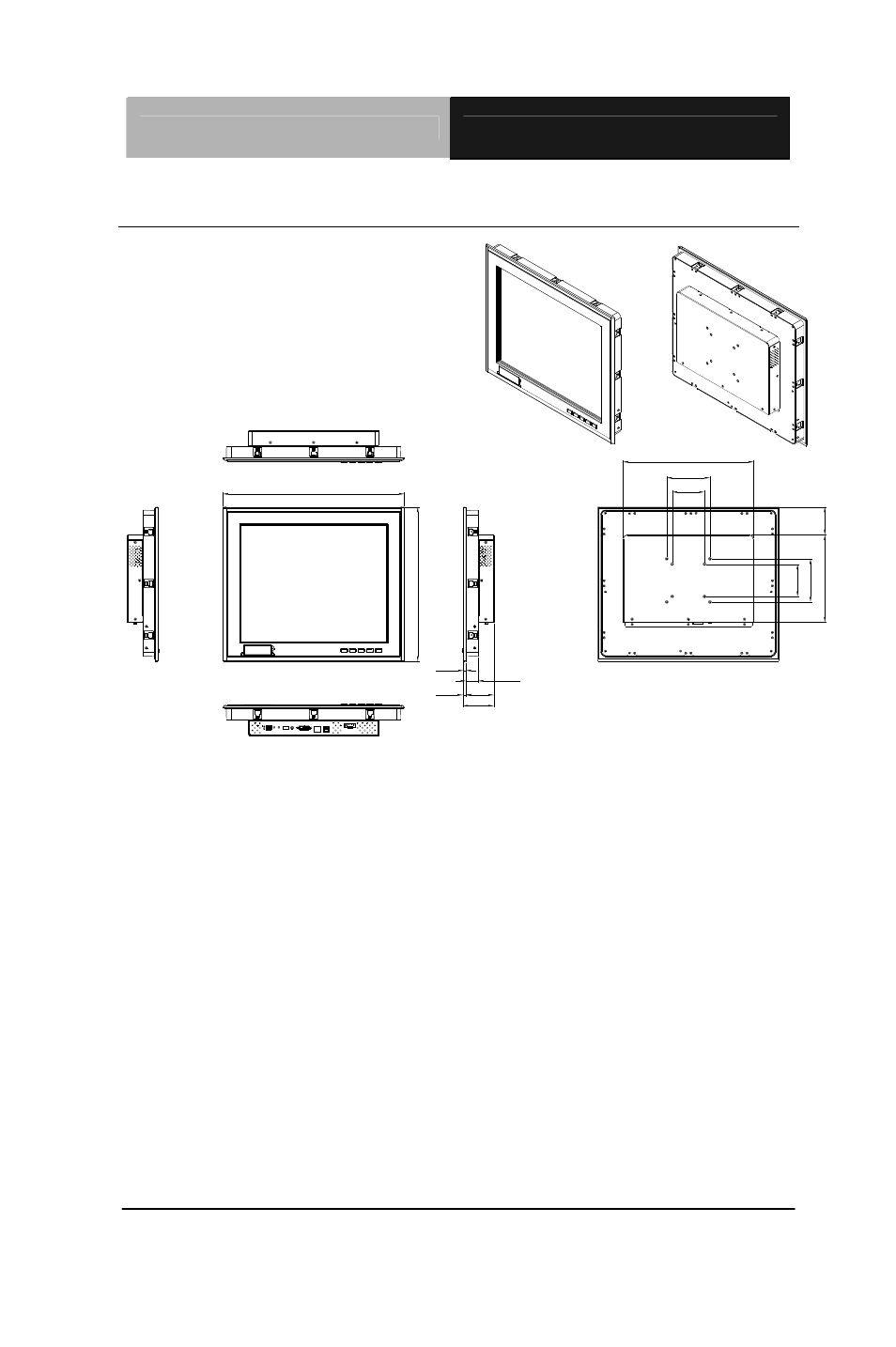 4 dimension, Chapter 1 general information | AAEON AGD-317R User Manual | Page 16 / 68