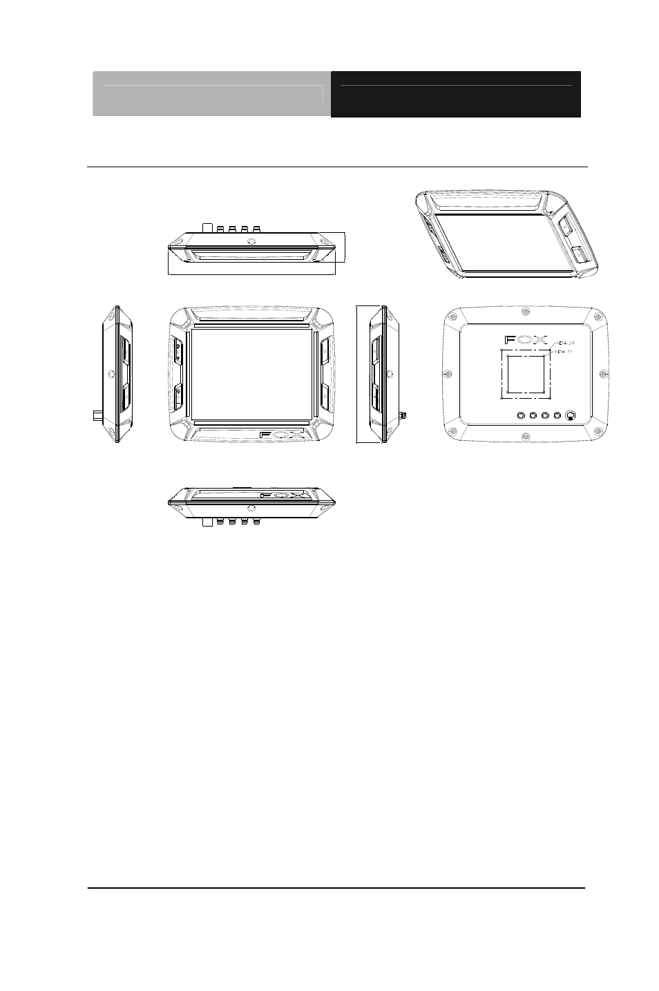 Fox-12d, 4 dimension | AAEON FOX-12D User Manual | Page 15 / 60