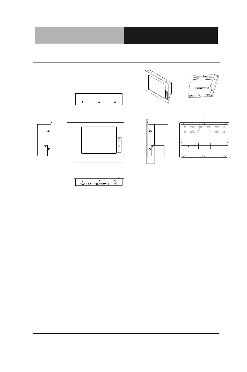 4 dimension, Chapter 1 general information | AAEON AGD-310D User Manual | Page 15 / 62
