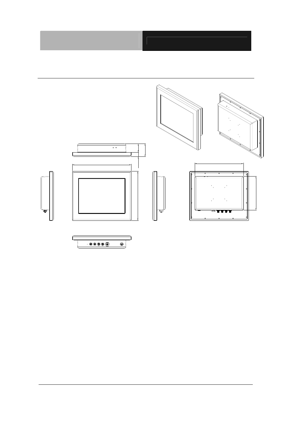 4 dimension | AAEON AFP-6152 User Manual | Page 15 / 34