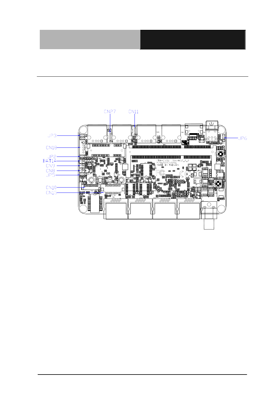 2 connectors and jumpers of the main board | AAEON ACP-1103 User Manual | Page 24 / 115