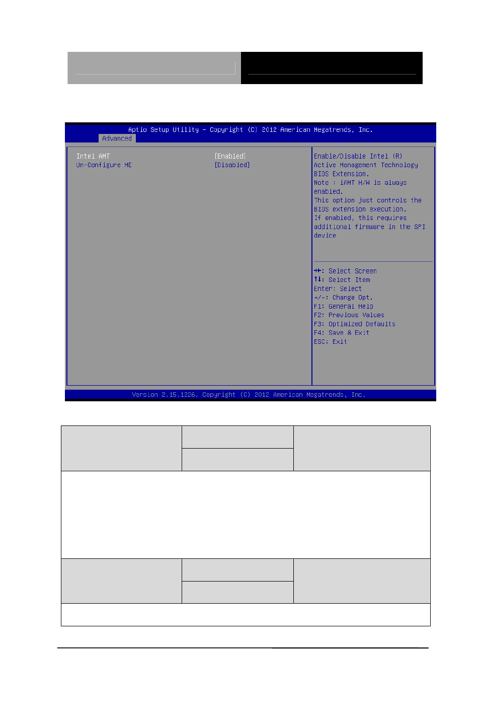 Amt configuration | AAEON ACP-5217 User Manual | Page 44 / 108