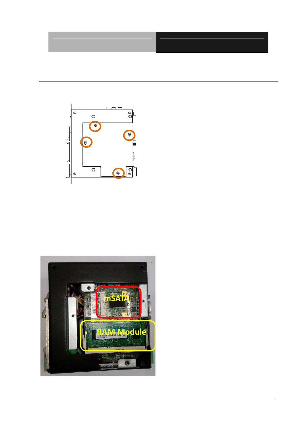 Ram module msata | AAEON TKS-P20-CV01 User Manual | Page 23 / 99