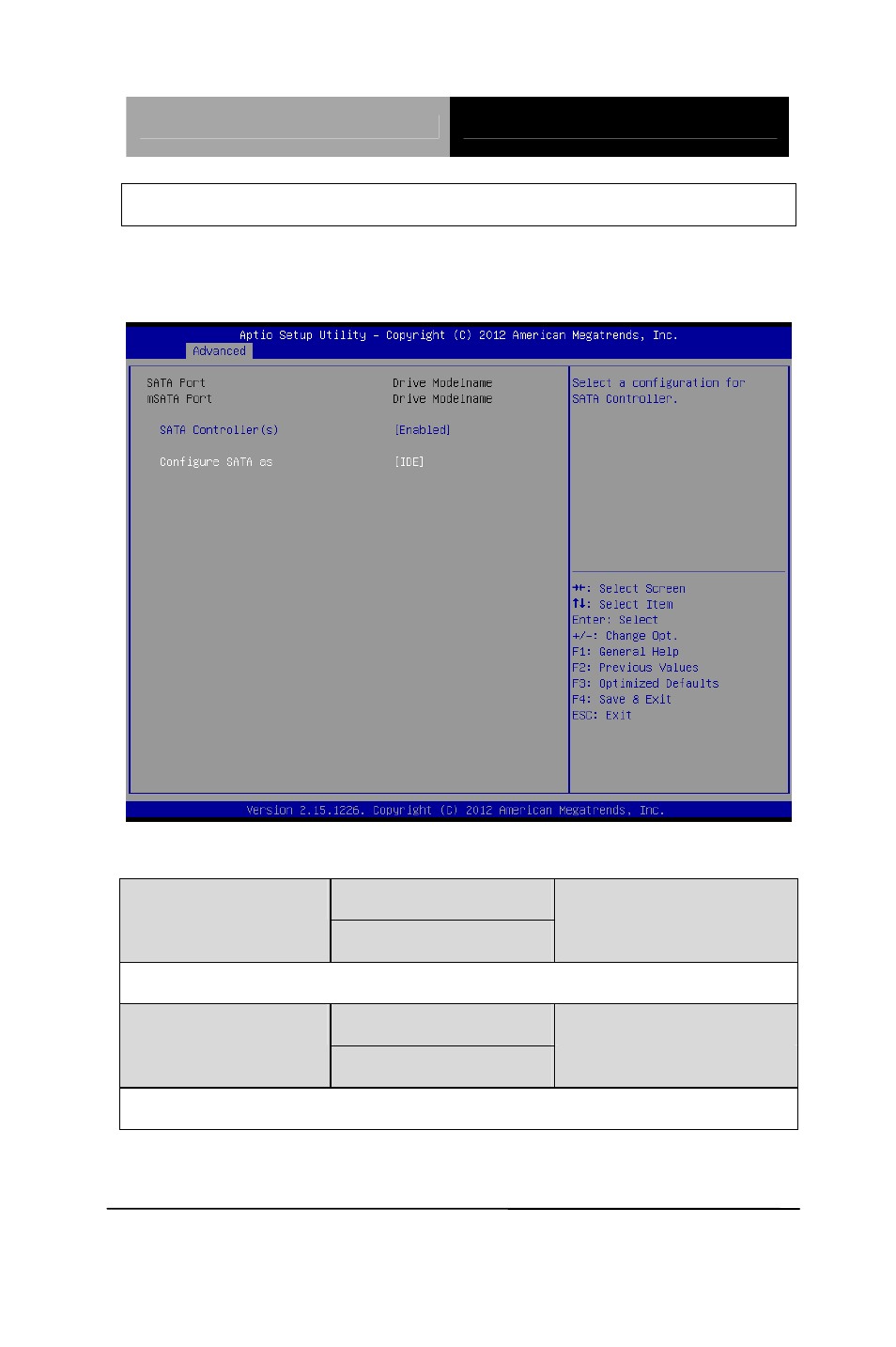 Ide configuration | AAEON TKS-P20-CV01 User Manual | Page 48 / 99