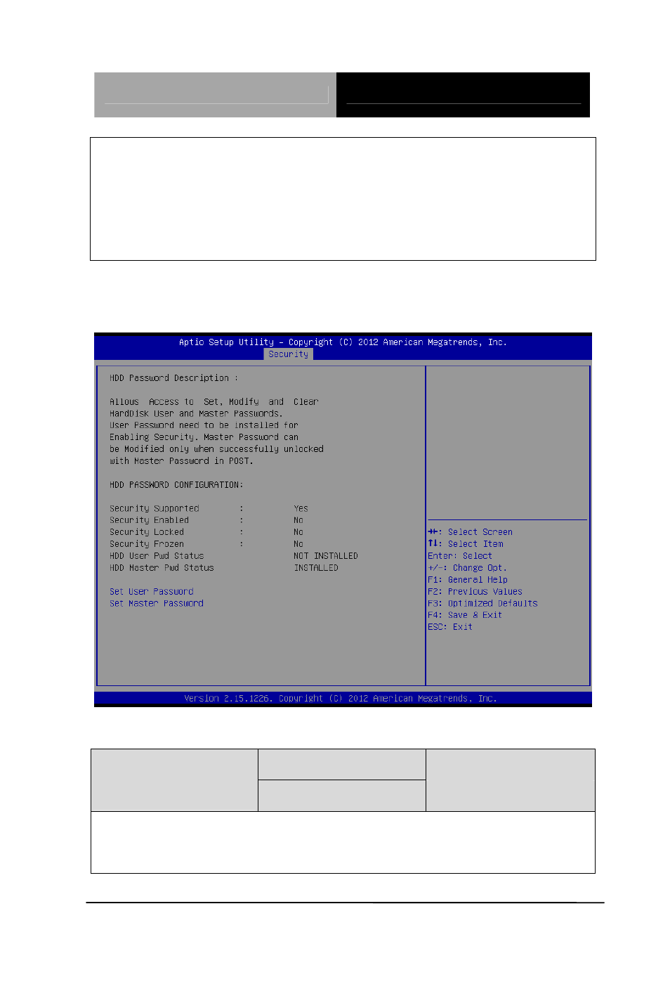 Hdd security | AAEON TKS-P20-CV01 User Manual | Page 63 / 99