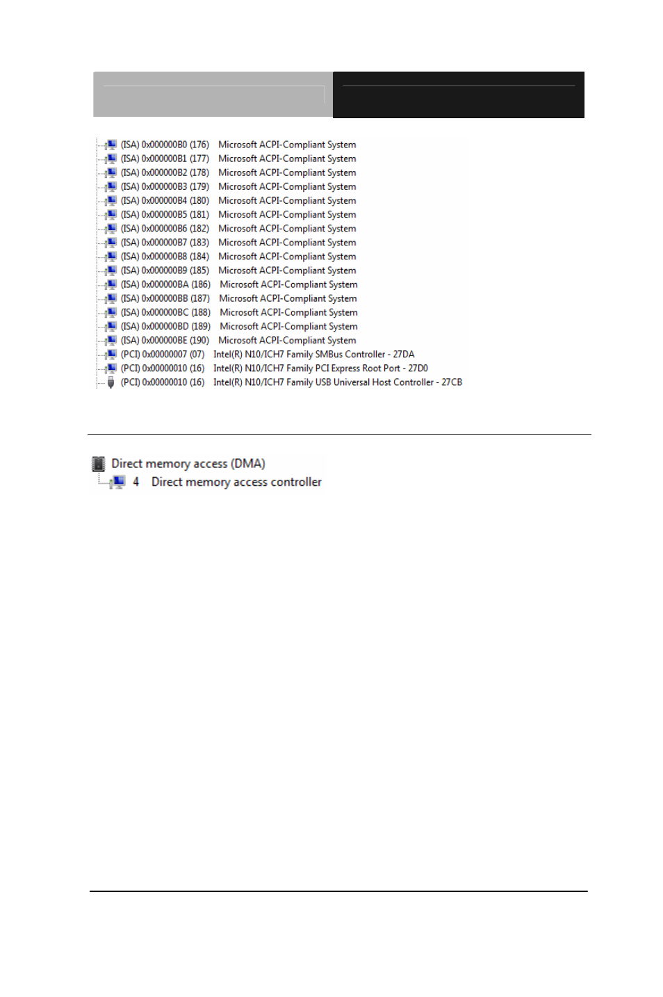 B.4 dma channel assignments | AAEON TKS-P20-CV01 User Manual | Page 86 / 99