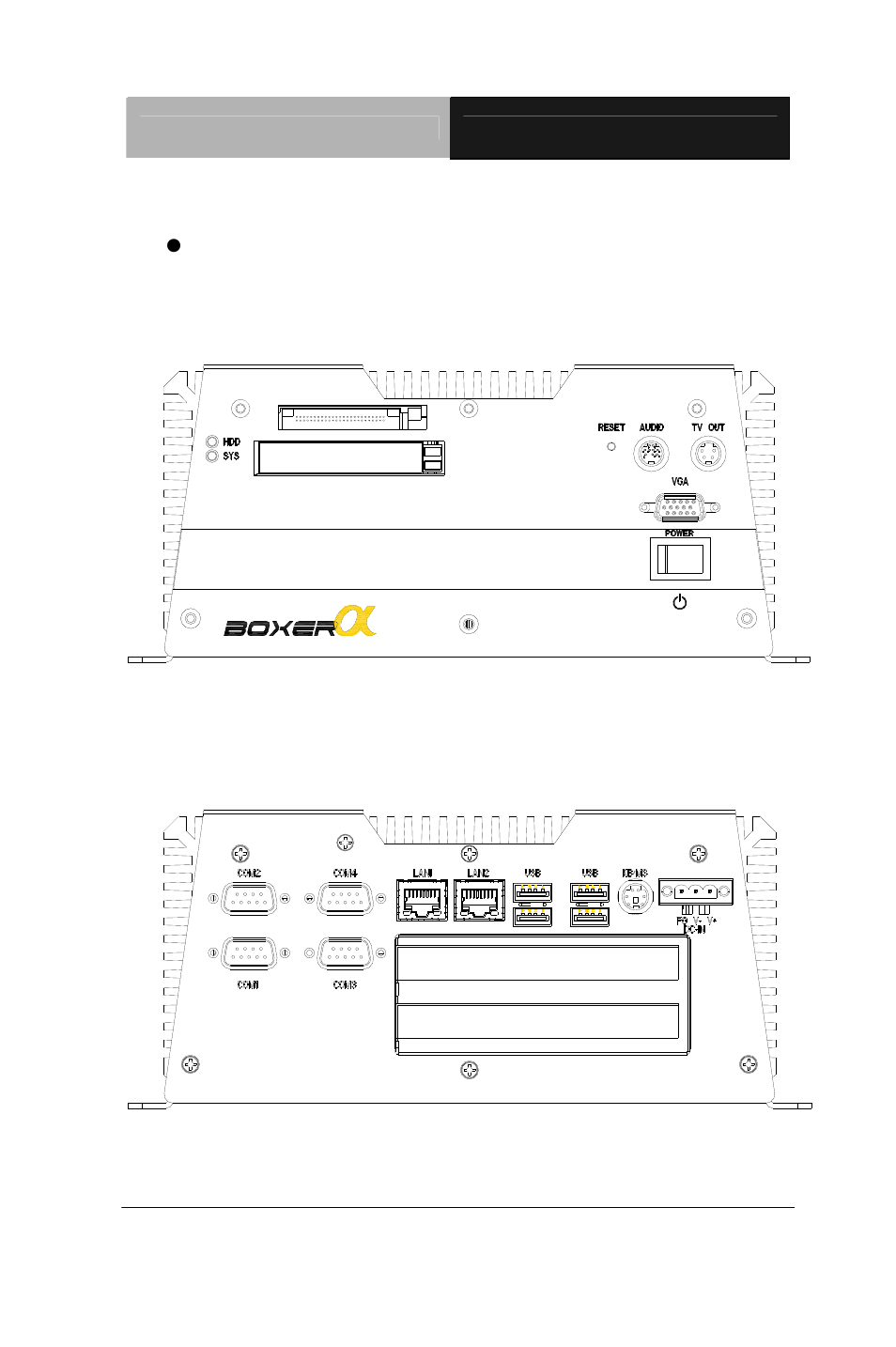 Front side rear side | AAEON AEC-6911 User Manual | Page 16 / 58