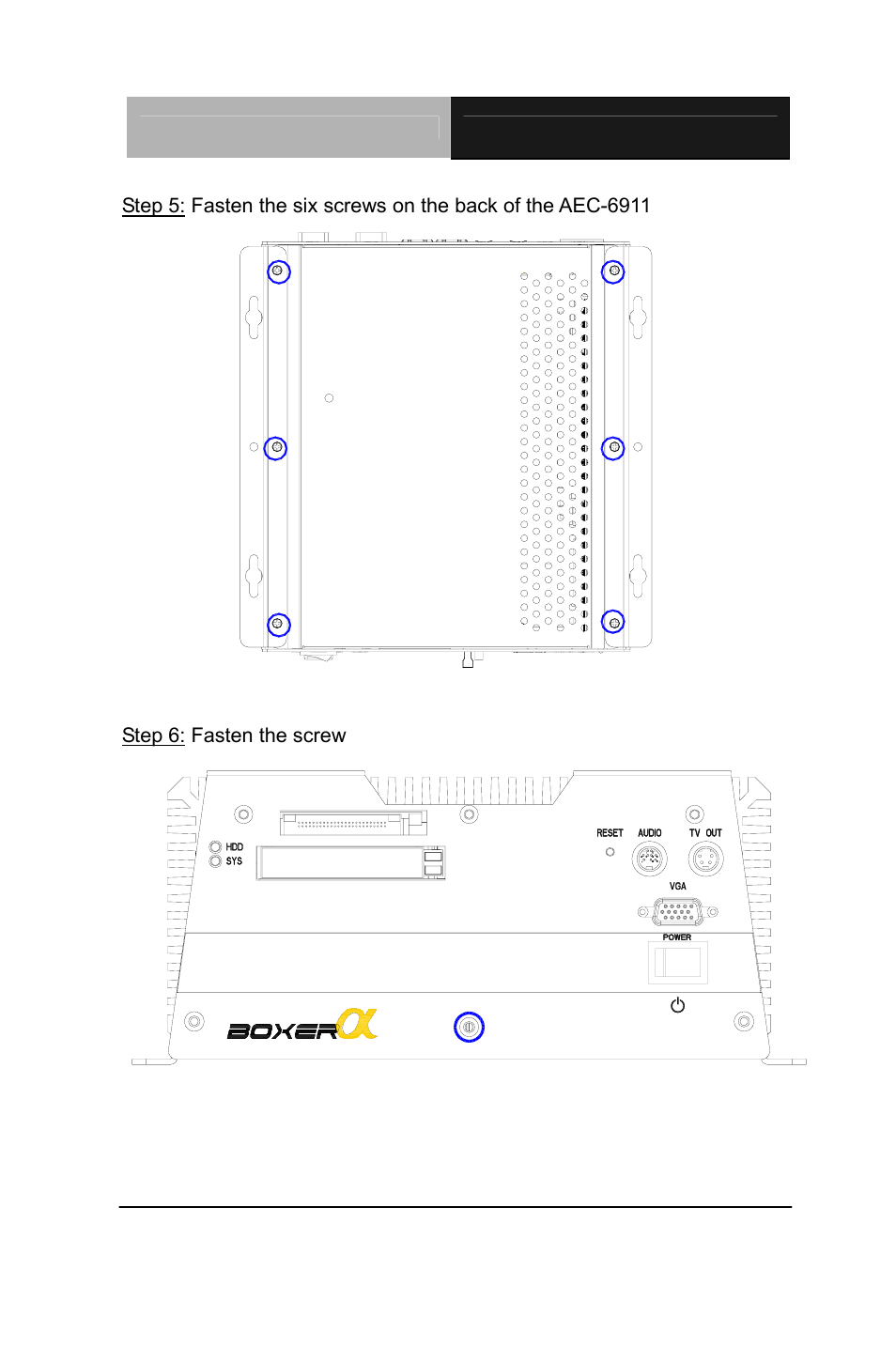 AAEON AEC-6911 User Manual | Page 30 / 58