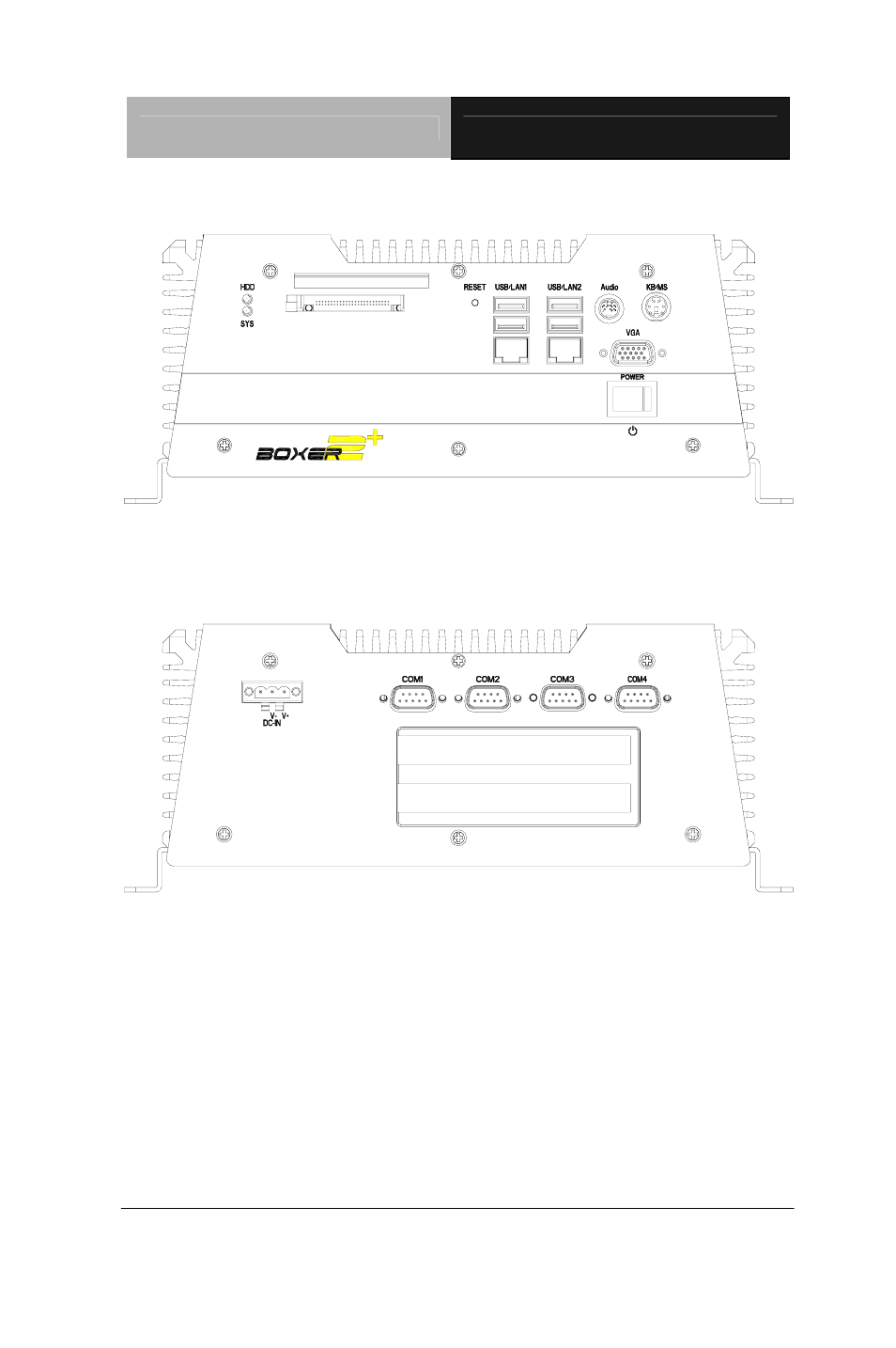 Front side rear side | AAEON AEC-6940 User Manual | Page 17 / 62