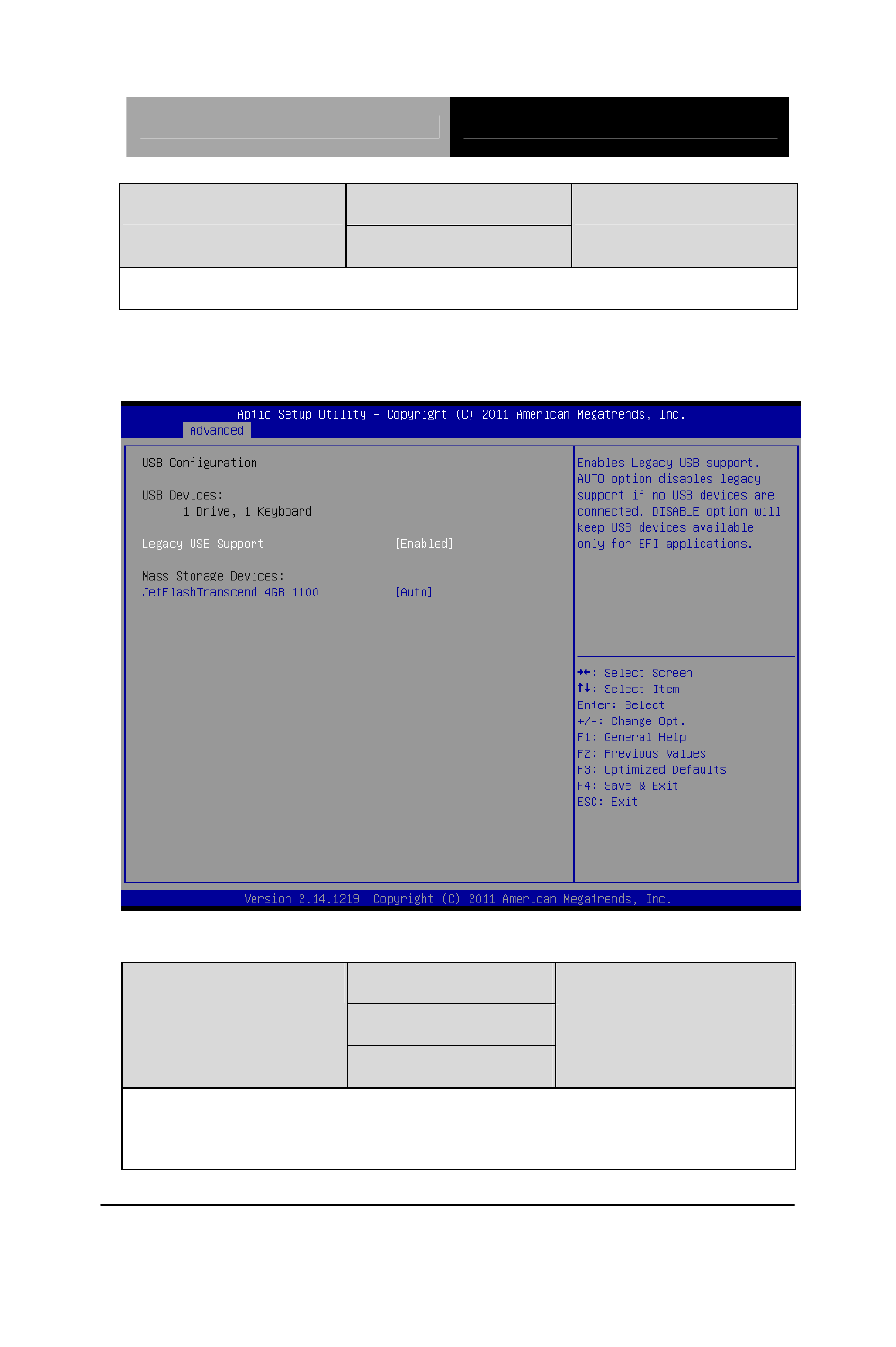 Usb configuration | AAEON AEC-6613 User Manual | Page 47 / 88