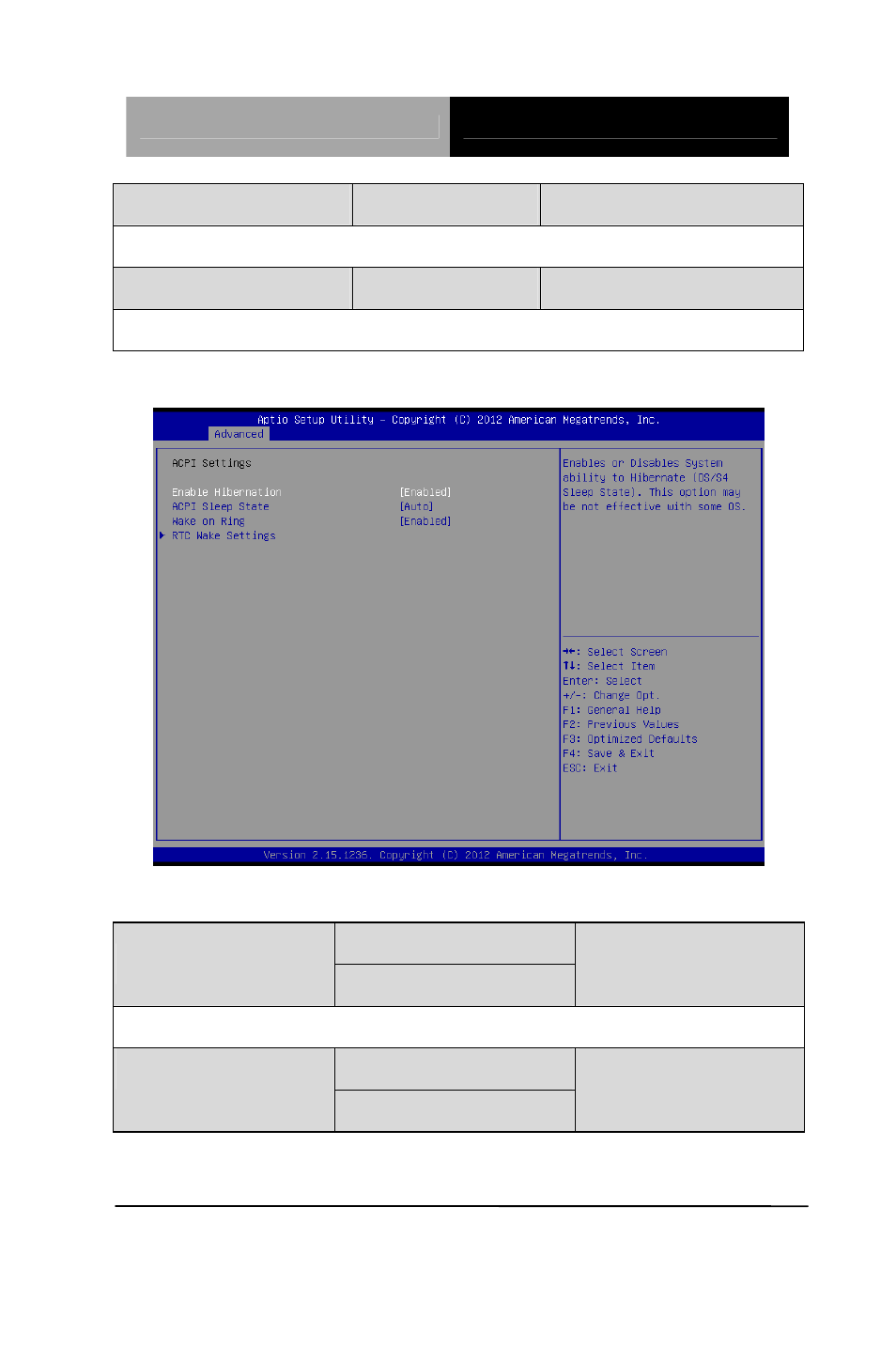 Acpi settings | AAEON AEC-6637 User Manual | Page 72 / 132