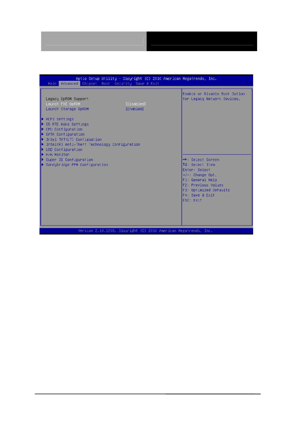 Advanced | AAEON AEC-6636 User Manual | Page 39 / 109