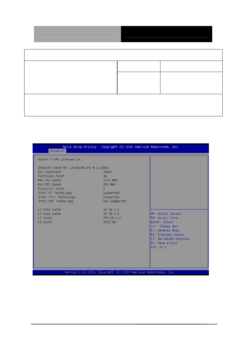 Socket 0 cpu information | AAEON AEC-6636 User Manual | Page 44 / 109