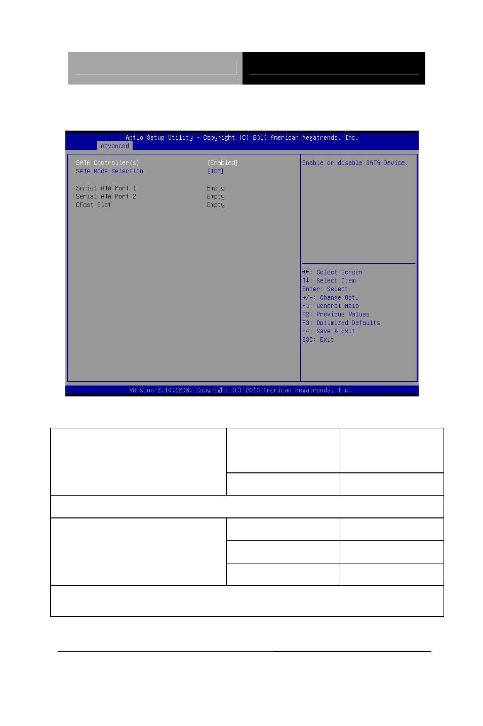 Sata configuration | AAEON AEC-6636 User Manual | Page 45 / 109