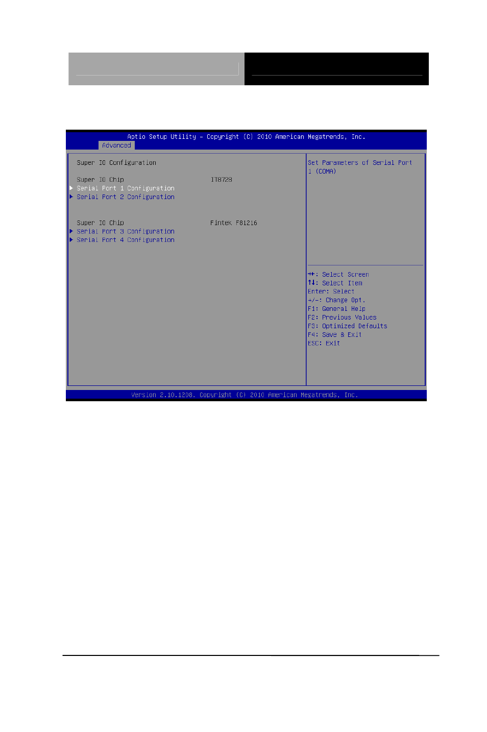 Super io configuration | AAEON AEC-6636 User Manual | Page 50 / 109