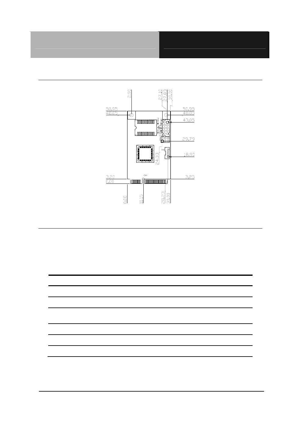 4 mechanical drawing, 5 list of connectors | AAEON PER-C11L User Manual | Page 8 / 11