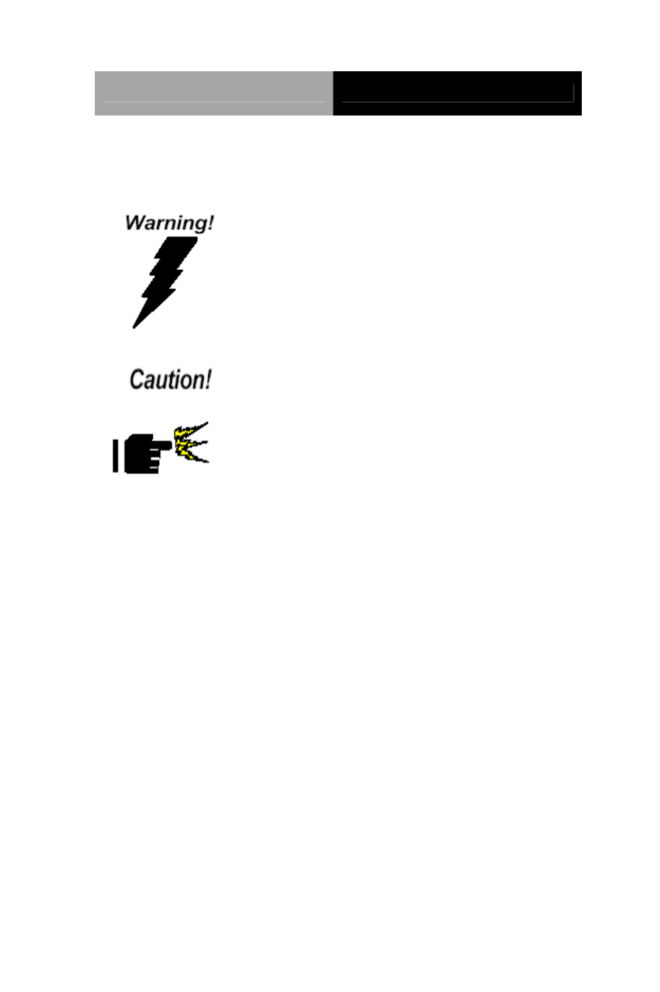 Safety precautions | AAEON PER-V05V User Manual | Page 3 / 19