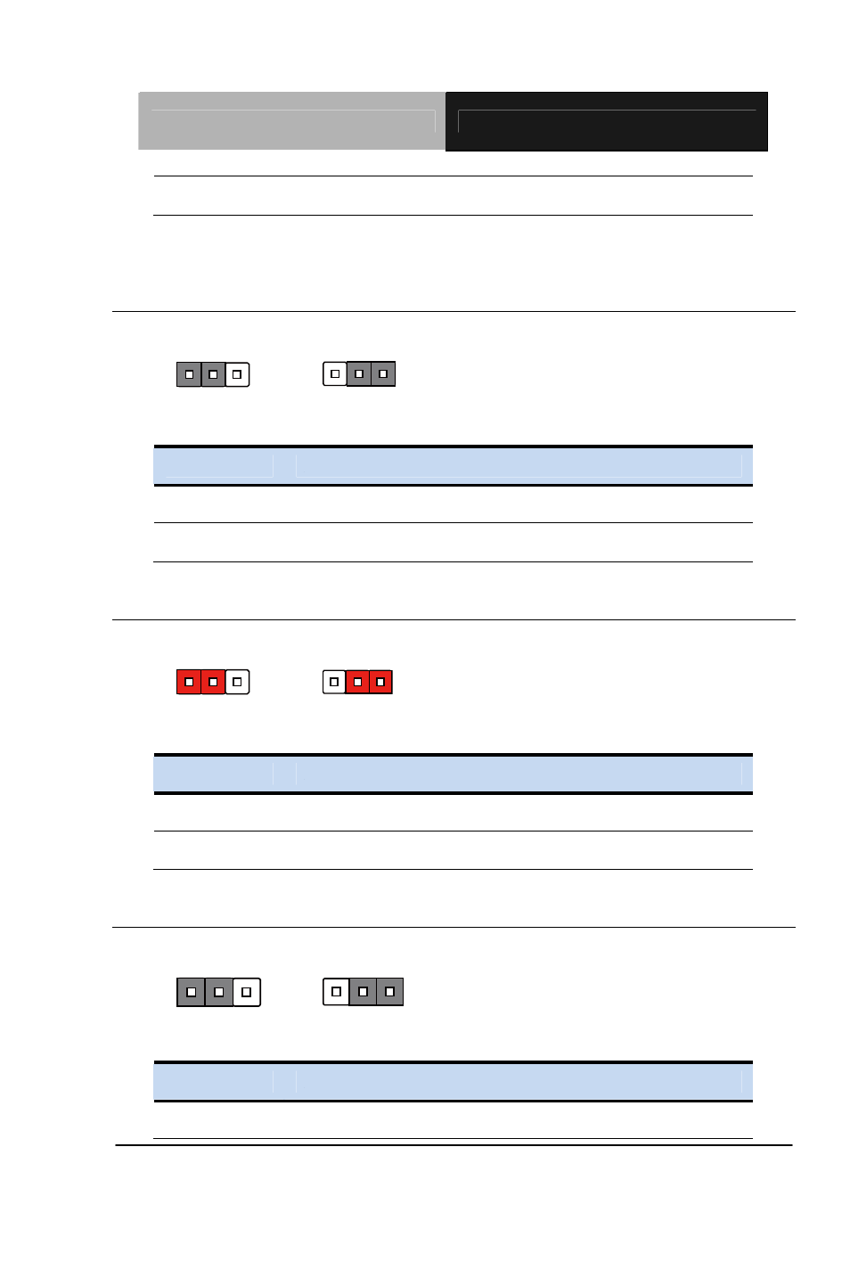 11 lvds port 1 operating vdd selection (jp5), 12 at/atx power supply mode selection (jp6) | AAEON PICO-CV01 User Manual | Page 23 / 103