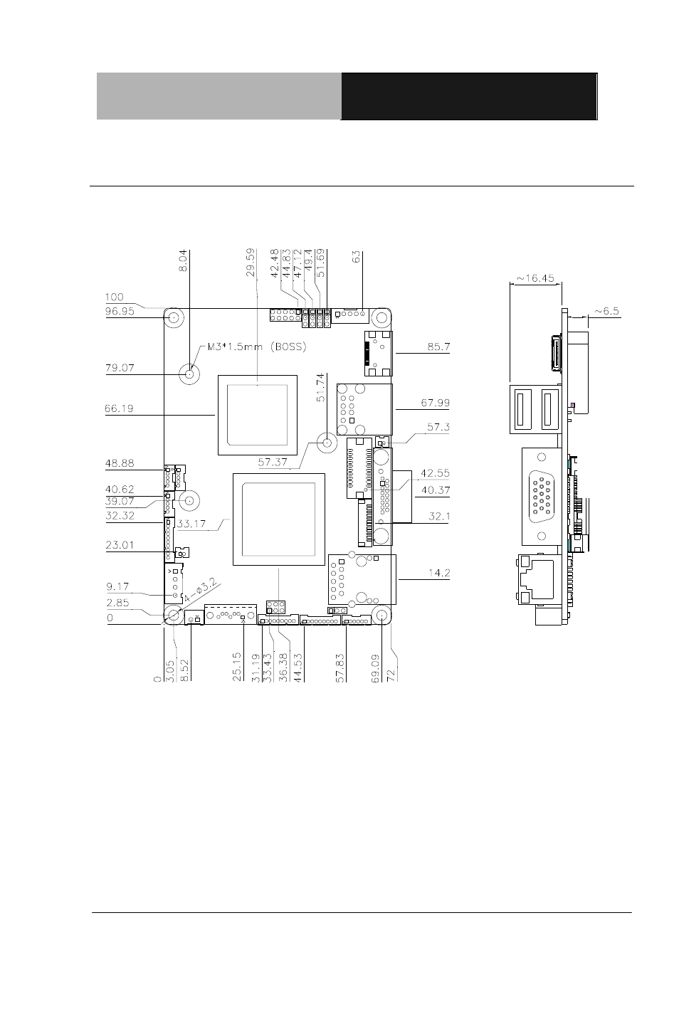 Component side | AAEON PICO-HD01 User Manual | Page 17 / 104