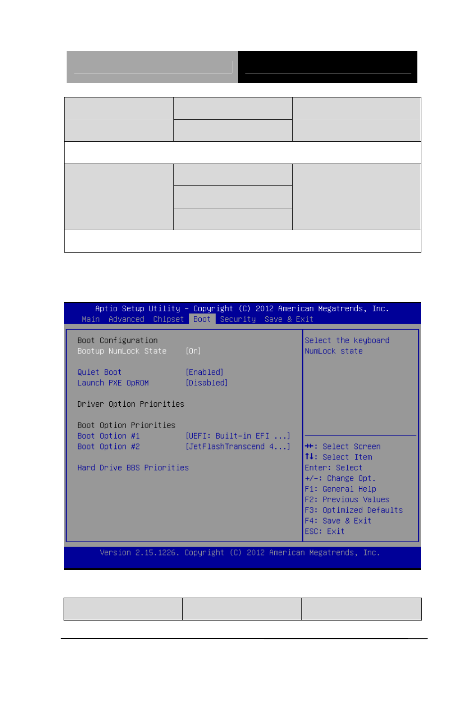 Boot configuration | AAEON PICO-HD01 User Manual | Page 65 / 104