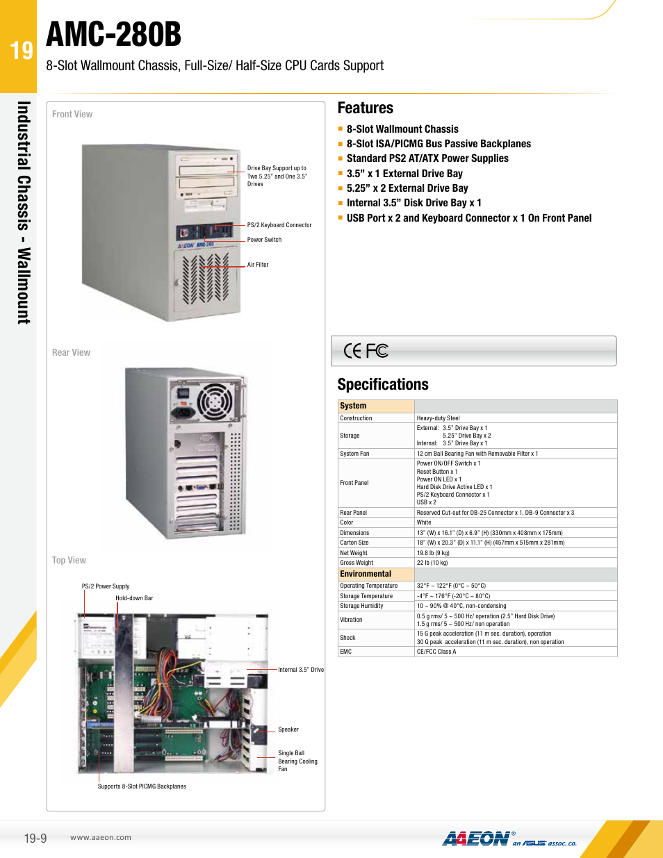 AAEON AMC-280B User Manual | 2 pages