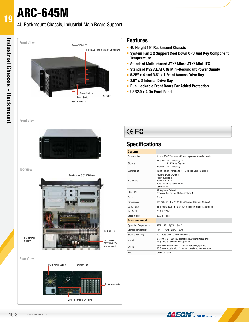 AAEON ARC-645M User Manual | 2 pages