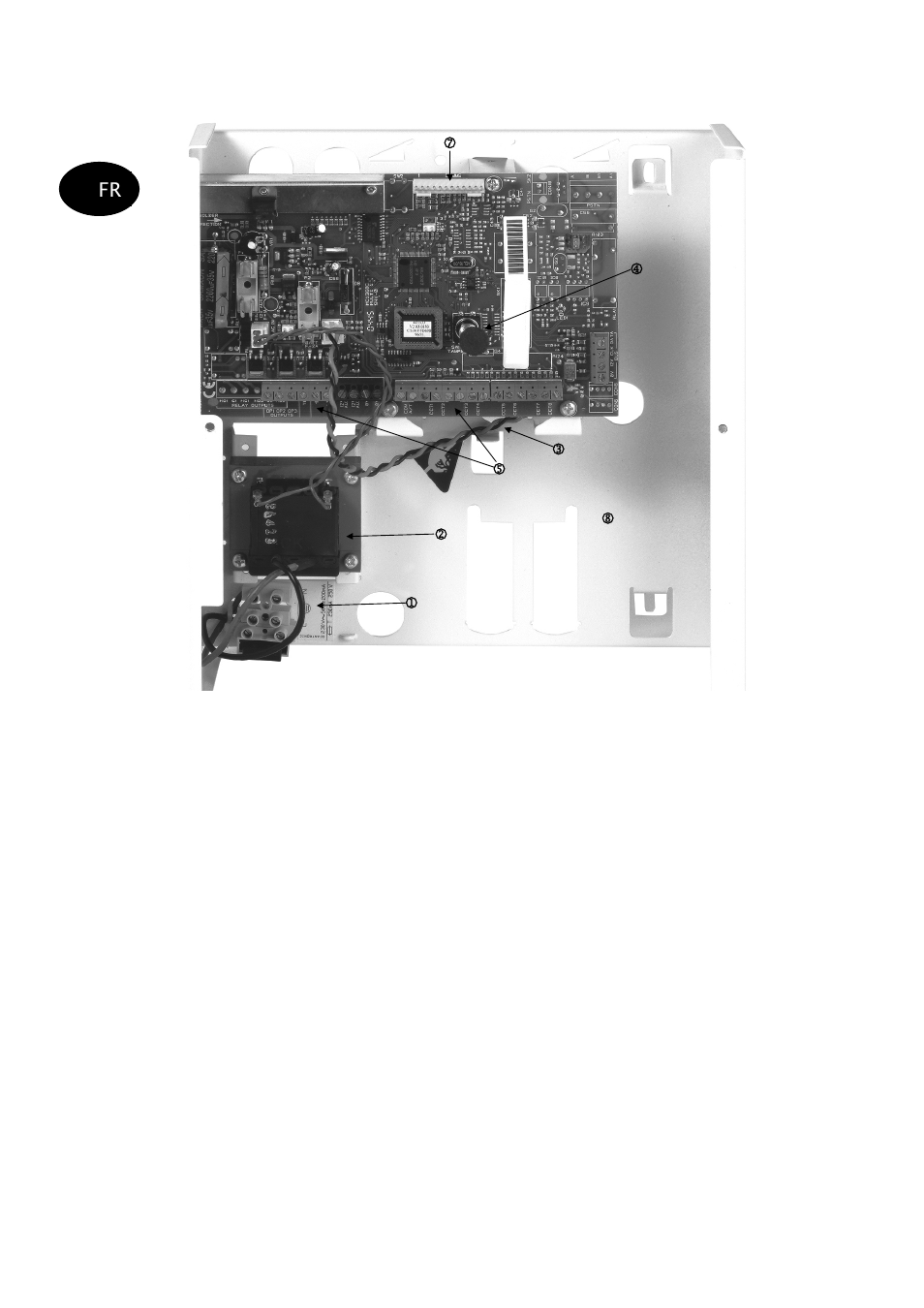 8 vue d’ensemble des composants du boîtier | ABUS AZ4299 Terxon SX Base Kit with sounder Installation User Manual | Page 154 / 294