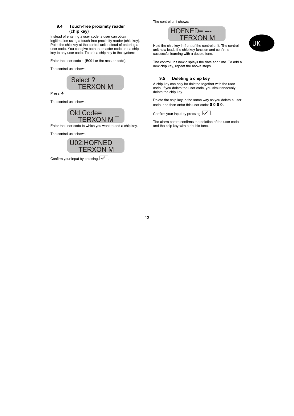 ABUS AZ4299 Terxon SX Base Kit with sounder Operating instructions User Manual | Page 32 / 74