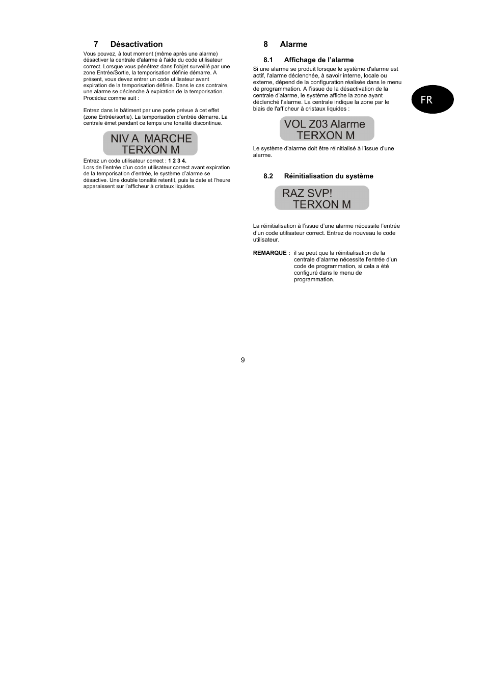 ABUS AZ4299 Terxon SX Base Kit with sounder Operating instructions User Manual | Page 46 / 74